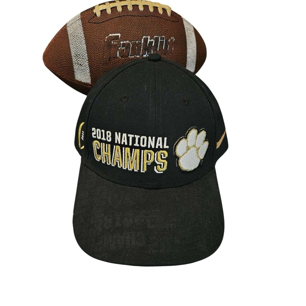 Y2K 2018 National Champions Clemson‎ Tigers Football Nike Team Locker Room Hat